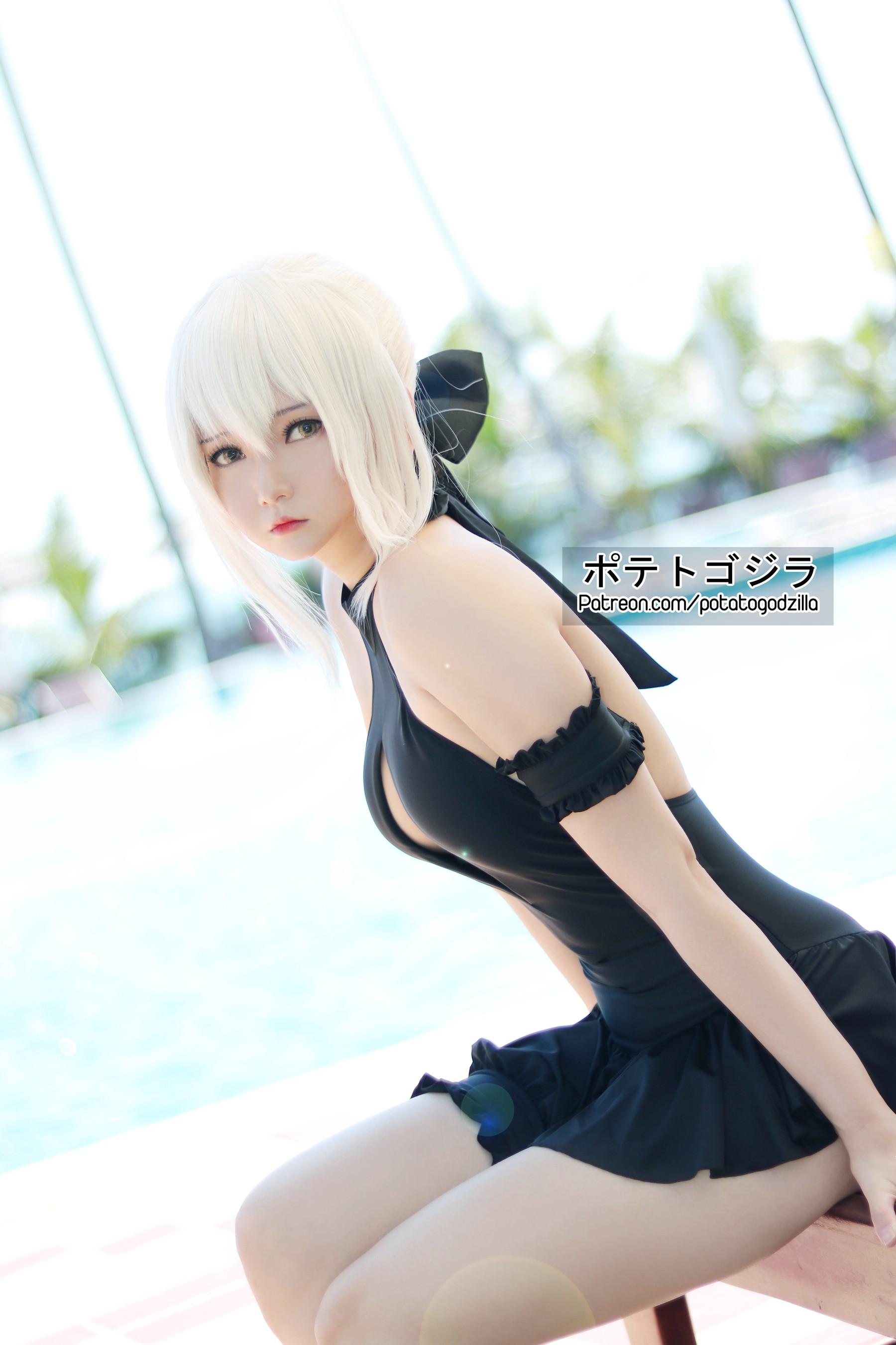 Potato Godzilla – NO.79 Saber Alter Swimsuit [19P]插图